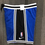 2022 Los Angeles Lakers blue basketball shorts