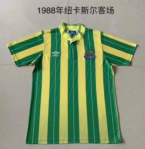 Retro 1988 Newcastle United away  soccer jersey football shirt