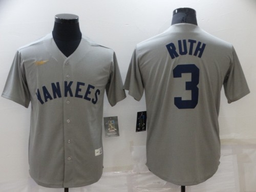 22 Men's New York Yankees Ruth 3 MLB Jersey