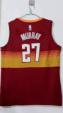 20/21 New Men Denver Nuggets Murray 27 red city edition basketball jersey