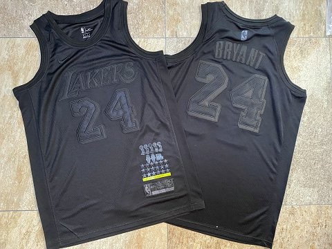 20/21 New Men Los Angeles Lakers Beyant 24 black basketball jersey