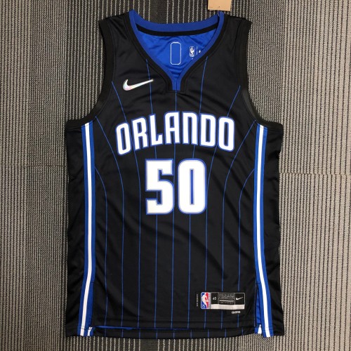The 75th anniversary Orlando Magic ANTHONY 50 black basketball jersey