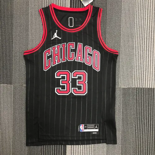 22 Chicago Bulls Air Jordan Pippen 33 The 75th anniversary basketball jersey