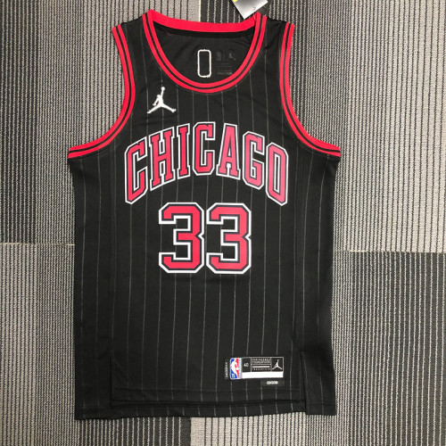 22 Chicago Bulls Air Jordan Pippen 33 The 75th anniversary basketball jersey