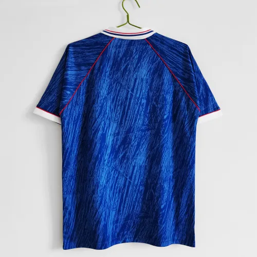 Retro 1990 Cardiff City home blue soccer jersey football shirt