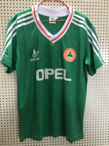 Retro vAdult Thai version Irish green soccer jersey football shirt