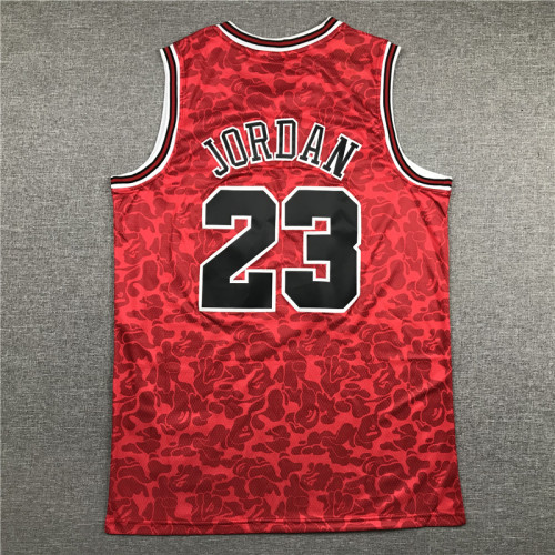19-20 Men BULLS basketball jersey red shirt Jordan 23