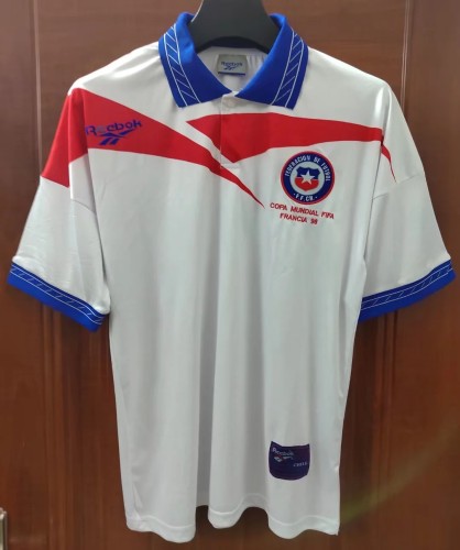 Retro 1998 Chile away soccer jersey football shirt