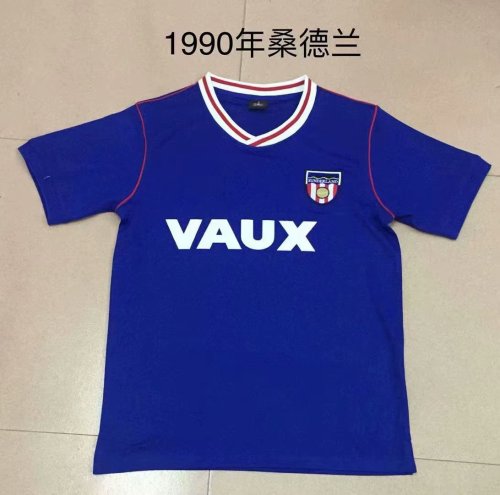 Retro New Adult Thai version 1990 Sunderland soccer jersey football shirt