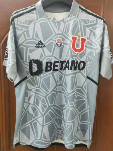 22-23 Universidad de Chile goalkeeper white Soccer Jersey football shirt