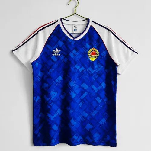 Retro 1992 Yugoslavia home soccer jersey football shirt