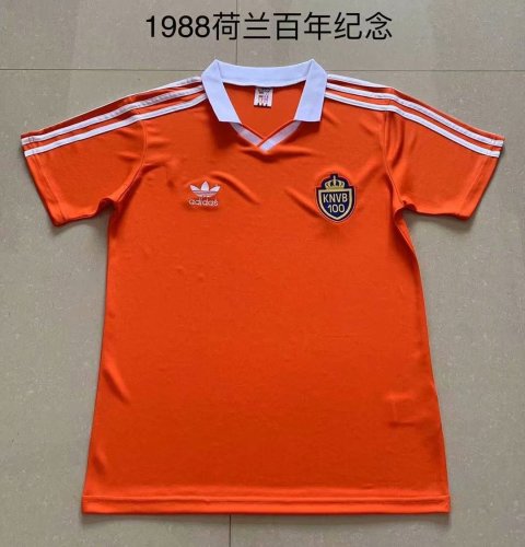 Retro 1988 centennial of the Netherlands soccer jersey football shirt