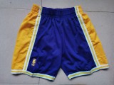 20/21 New Men Mitchell Ness Lakers purple basketball shorts