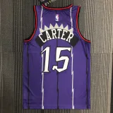 Retro Toronto Raptors GARTER 15 purple basketball jersey