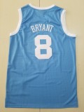21/22 New Men Los Angeles Lakers Bryant 8 Rookie four stars blue basketball jersey