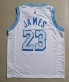 20/21 New Men Los Angeles Lakers James 23 white basketball jersey L024#