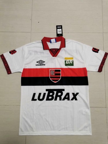 Retro 95-96 Flamengo away white soccer jersey football shirt
