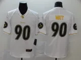 20/21 New Men Steelers Watt 90 black NFL jersey