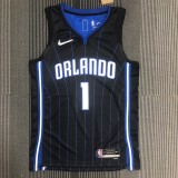 The 75th anniversary Orlando Magic FULTZ 20 black basketball jersey