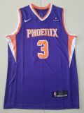 20/21 New Men Phoenix Suns Paul 3 purple basketball jersey