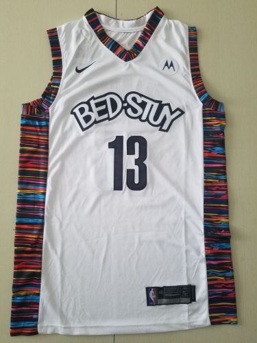 20/21 New Men Brooklyn Nets Harden 13 city edition white basketball jersey shirt