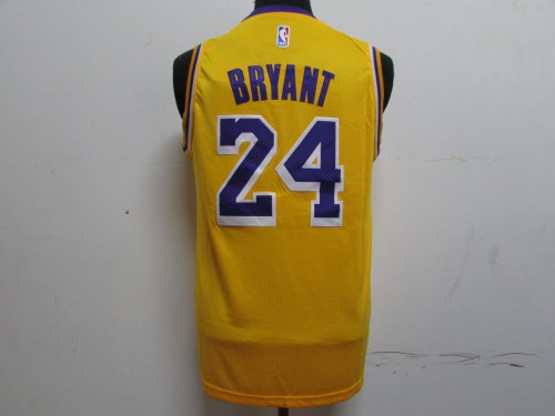 Men Los Angeles Lakers Bryant yellow basketball jersey 24