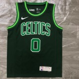 20/21 New Men Celtics Tatum 0 black reward version basketball jersey