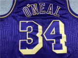 Men Los Angeles Lakers year of the rat limited edition purple basketball jersey 34