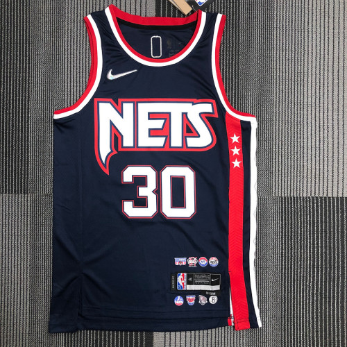 22 New season Brooklyn Nets City version Curry 30 basketball jersey