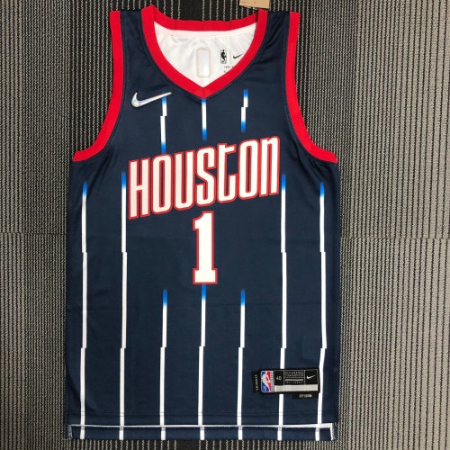 22 season Houston Rockets City version McGRADY 1 basketball jersey