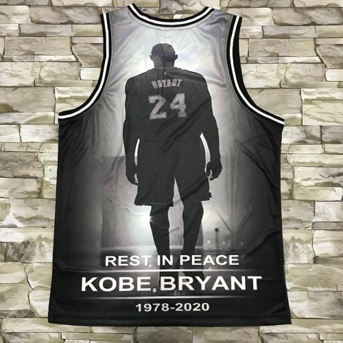 21/22 New Men Los Angeles Lakers Bryant black commemorative edition basketball jersey