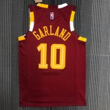 22 season Cleveland Cavaliers City version GARLAND 10 red basketball jersey