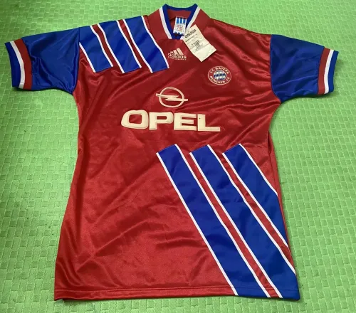 Retro 97-98 Bayern home red soccer jersey football shirt