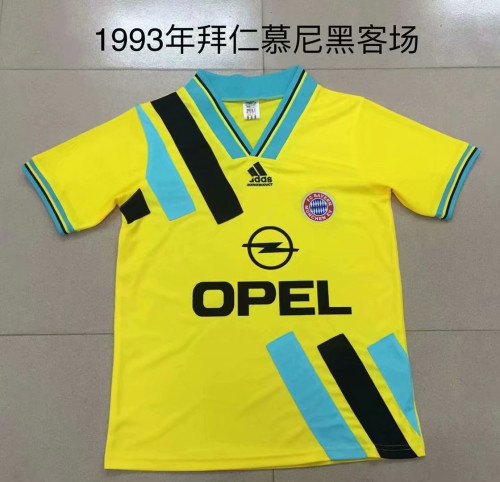 Retro  New Adult Thai version 1993 Bayern Munich away soccer jersey football shirt