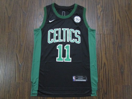 20/21 New Men Celtics 11 black basketball jersey