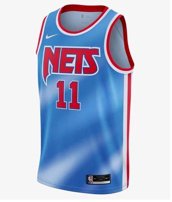 20/21 New Men Brooklyn Nets 11 blue basketball jersey shirt L005#