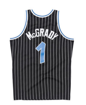 20/21 New Adult Orlando Magic Mitchellness McGRADY 1 black basketball jersey