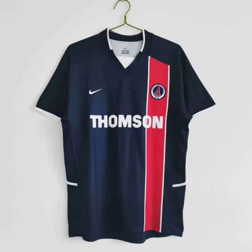 Retro 02-03 Home blue soccer jersey football shirt