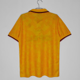 Retro 95-96 AC third yellow soccer jersey football shirt