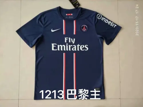 Retro 12-13 Paris home blue soccer jersey football shirt