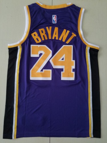 21/22 New Men Los Angeles Lakers Bryant 24 purple new season basketball jersey