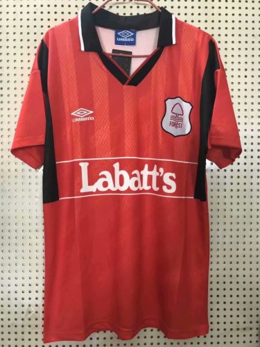 94-95 Adult Nottingham Forest home red retro soccer jersey football shirt