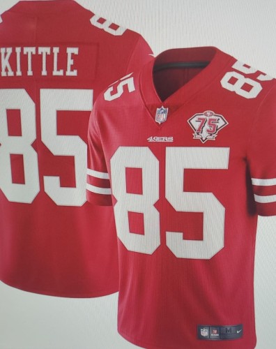 21/22 New Men Kittle 85 red NFL jersey