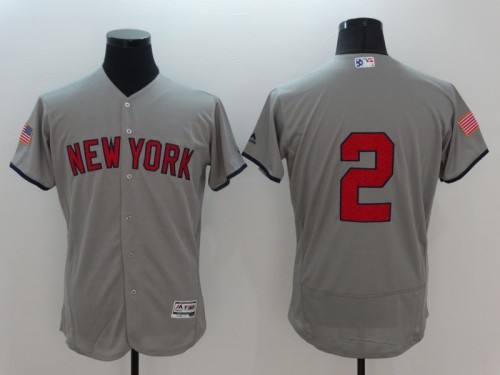 2022 Men's New York Yankees 2 gray MLB Jersey