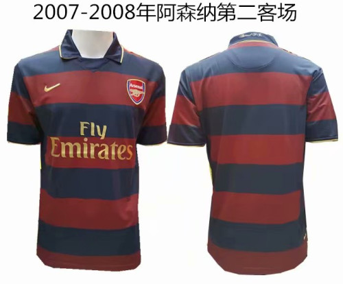 2007-2008 Adult Thai version Arsenal third away retro soccer jersey football shirt