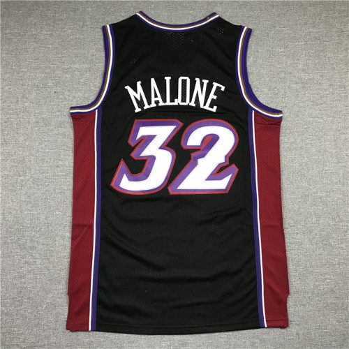 Men Jazz Malone 32 retro basketball jersey