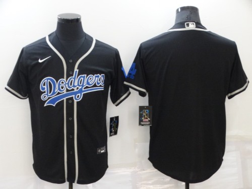22 Men's Nike black Los Angeles Dodgers Player Name Jersey