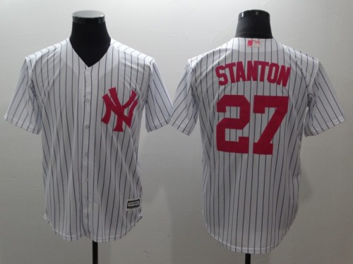 2022 Men's New York Yankees STANTON 27 white MLB Jersey