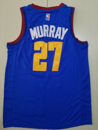 20/21 New Men Denver Nuggets Murray 27 blue basketball jersey