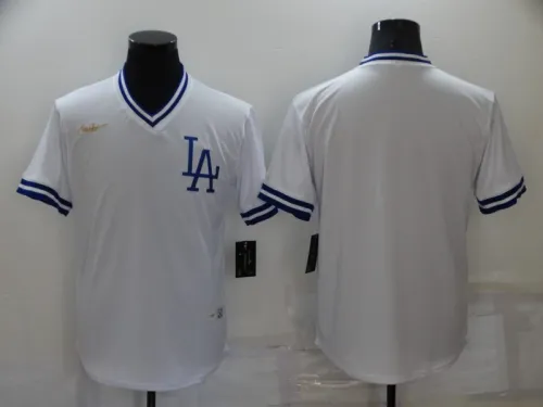 22 Men's Los Angeles Dodgers white MLB Jersey